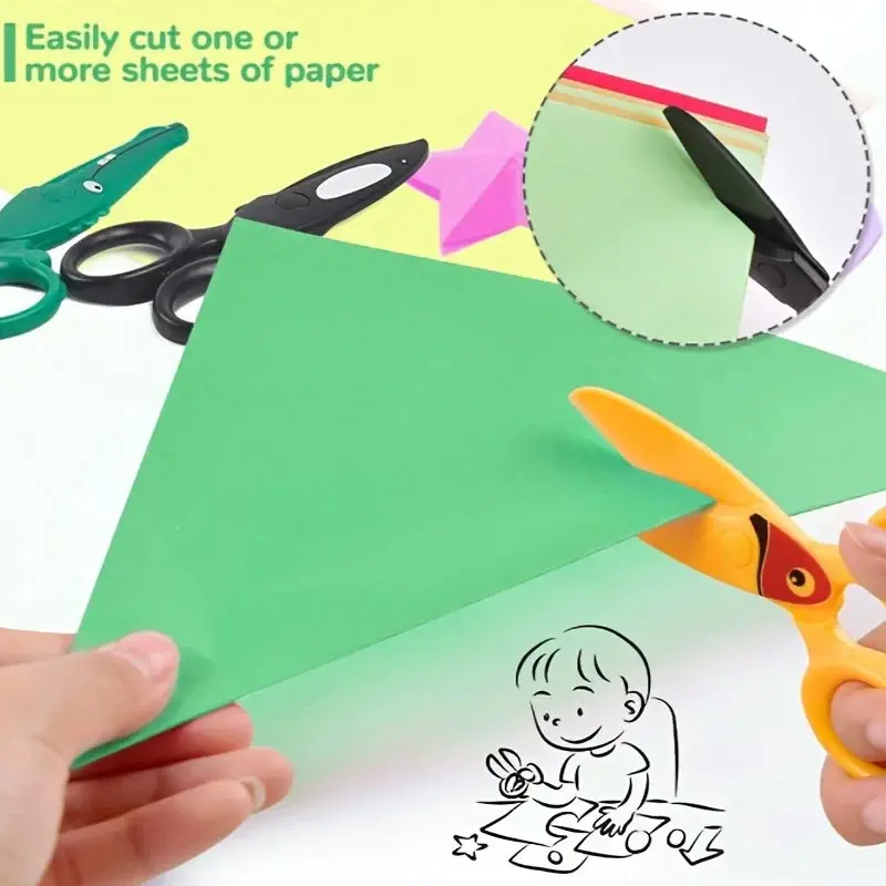 Ciseaux de Sécurité pour Enfants - Spécial Art et Bricolage