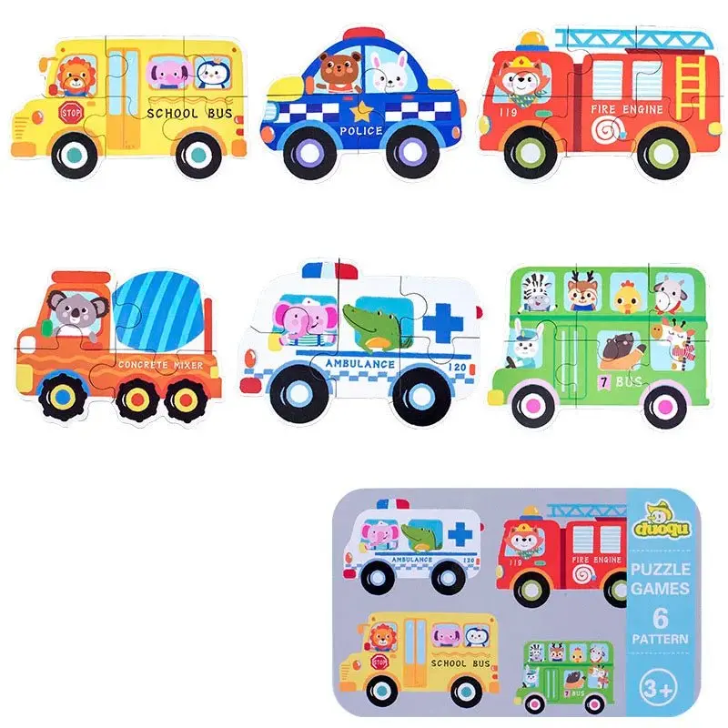 Puzzle Formes avec Boîte Métallique - Jeu Éducatif pour Enfants