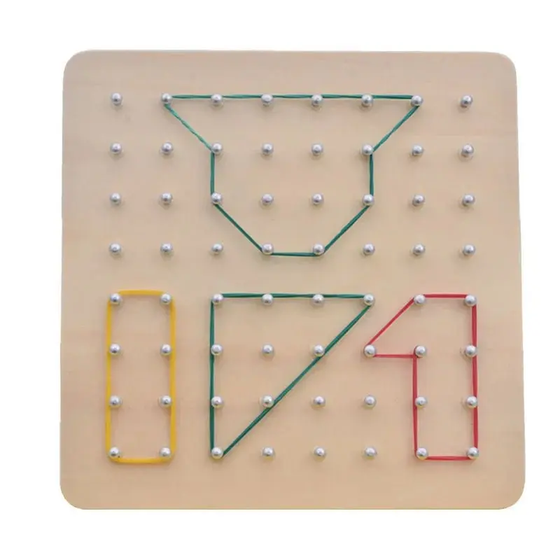 Kit de Géoboard en Bois Montessori