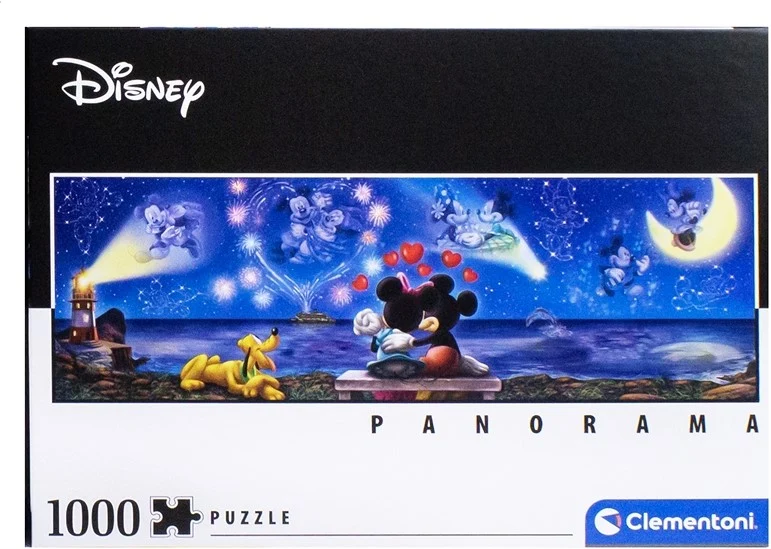 Puzzle Disney Mickey & Minnie Panorama - Clementoni 1000 pièces
