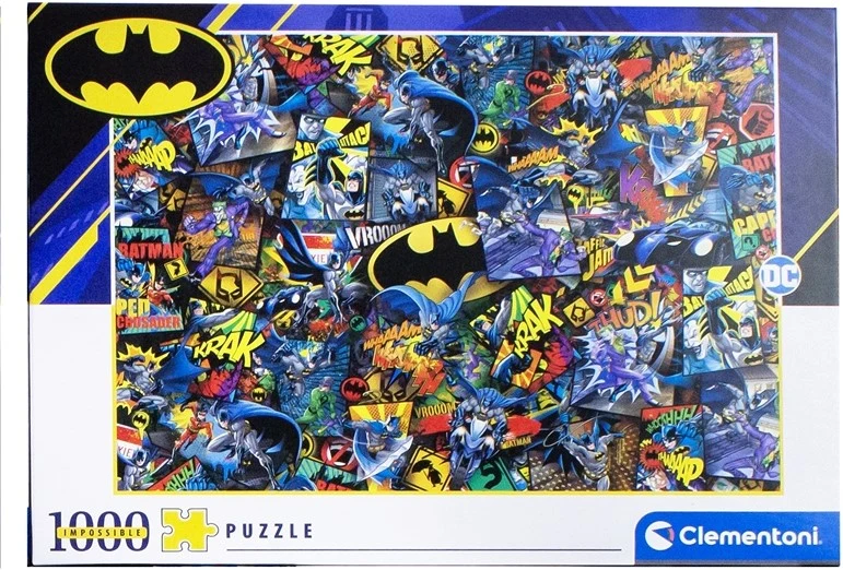 Puzzle Batman "impossible" - Clementoni 1000 pièces