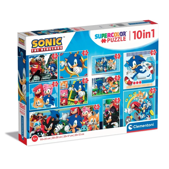 Sonic - 1x60 + 2x48 + 4x30 + 3x18 pièces