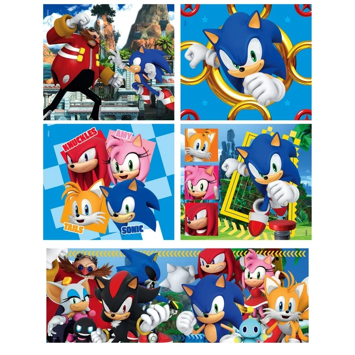 Sonic - 1x60 + 2x48 + 4x30 + 3x18 pièces