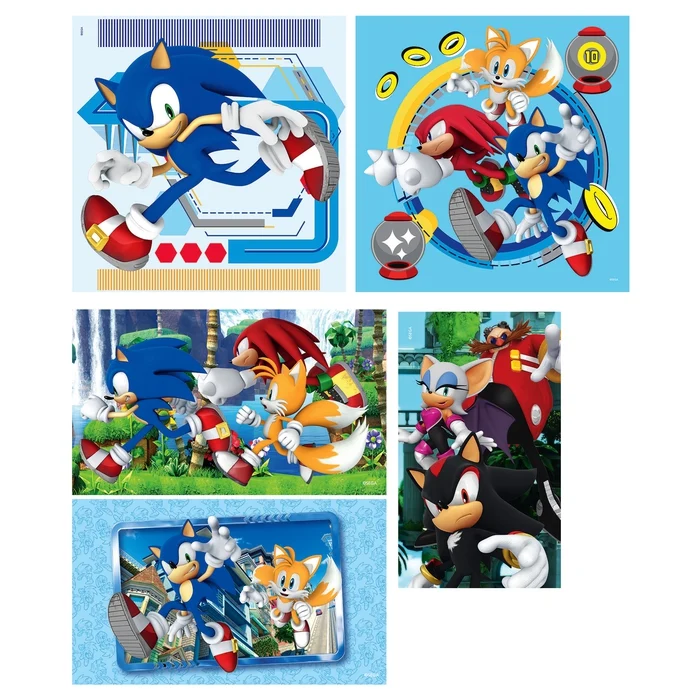Sonic - 1x60 + 2x48 + 4x30 + 3x18 pièces