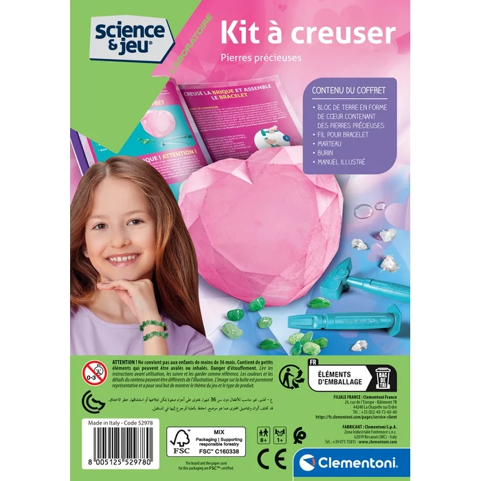 Kit à creuser - Pierres précieuses