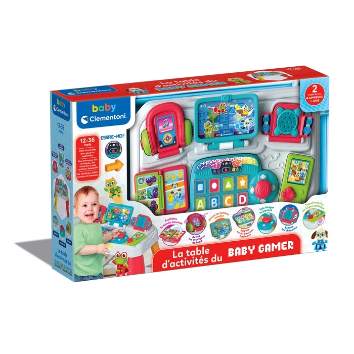 La table d'activités du Baby Gamer