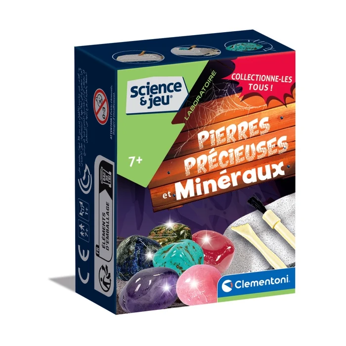 Mini coffret - Pierres précieuses et minéraux