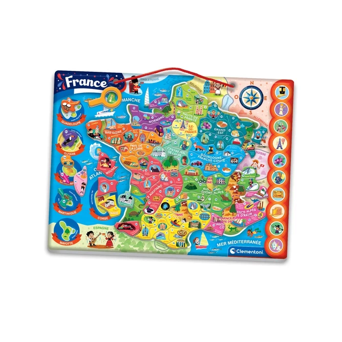 Mon puzzle de la France magnétique