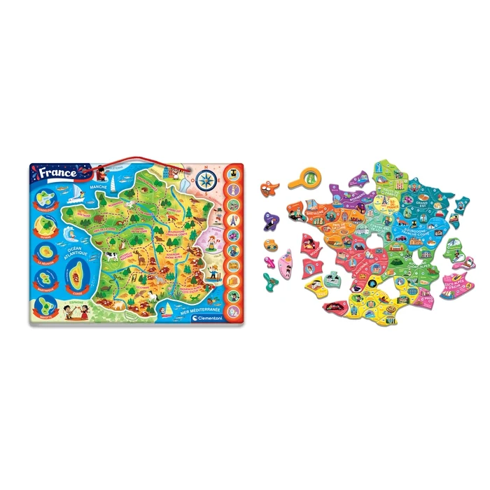 Mon puzzle de la France magnétique