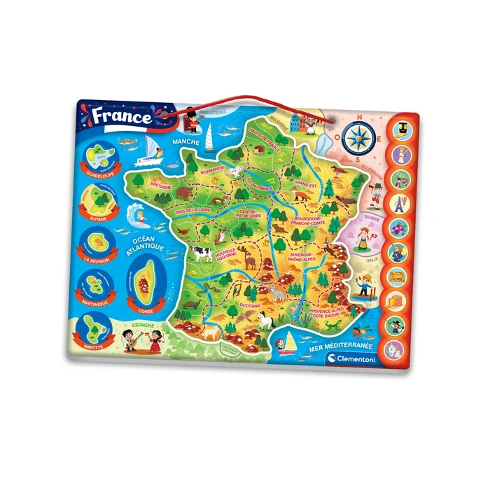 Mon puzzle de la France magnétique