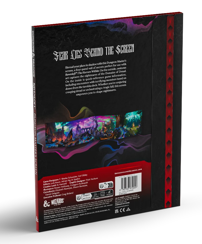D&D - Ravenloft : The Horrors Within - Écran de maître du donjon - ENG