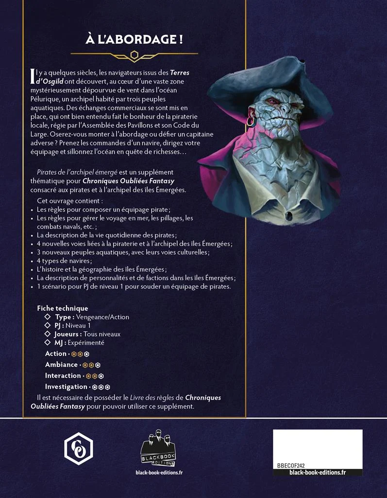 Chroniques Oubliées Fantasy 2 - Pirates de l'archipel Émergé