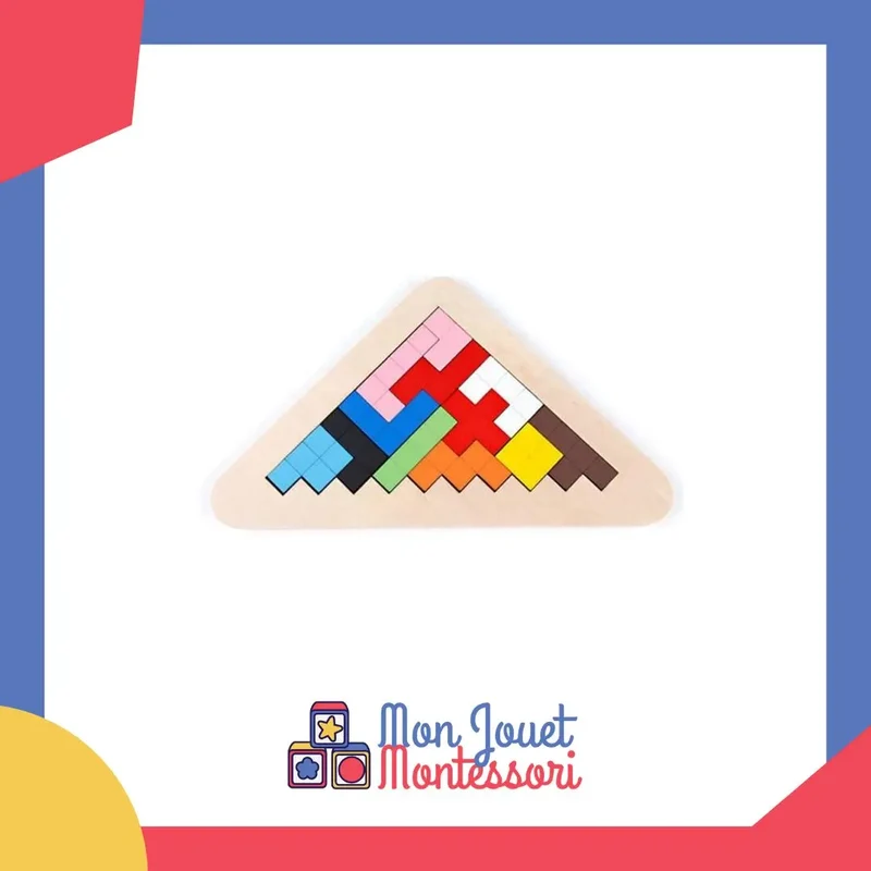 Puzzle Tangram Triangle