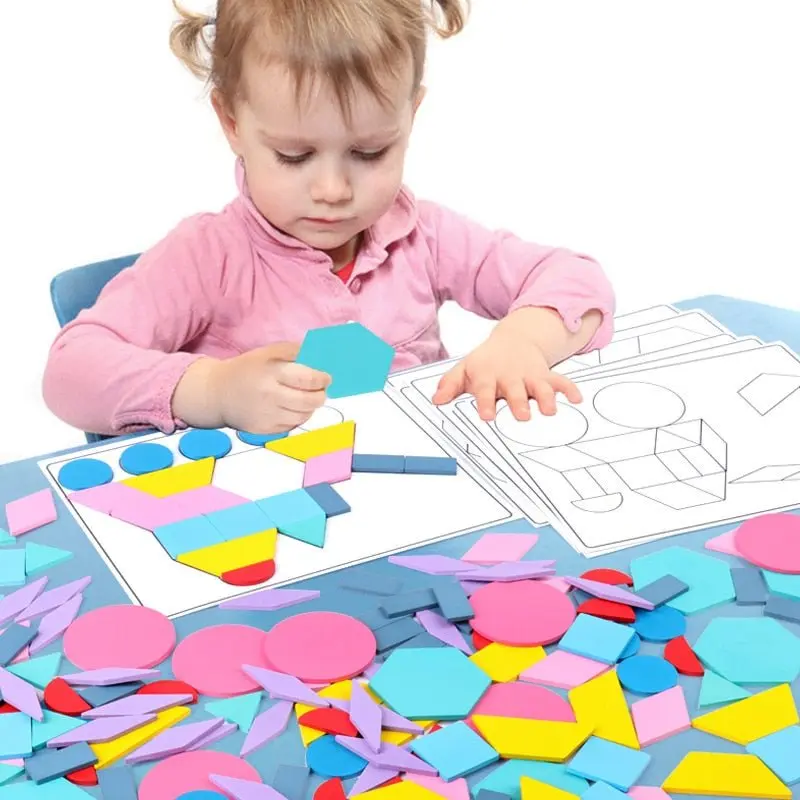 Set Puzzle Tangram 180 Pièces