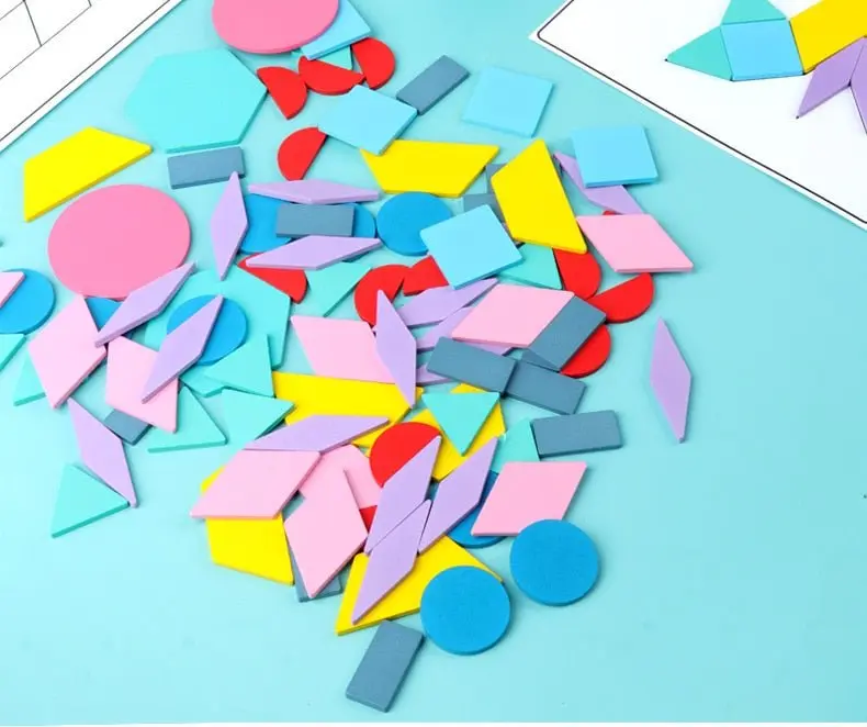 Set Puzzle Tangram 180 Pièces