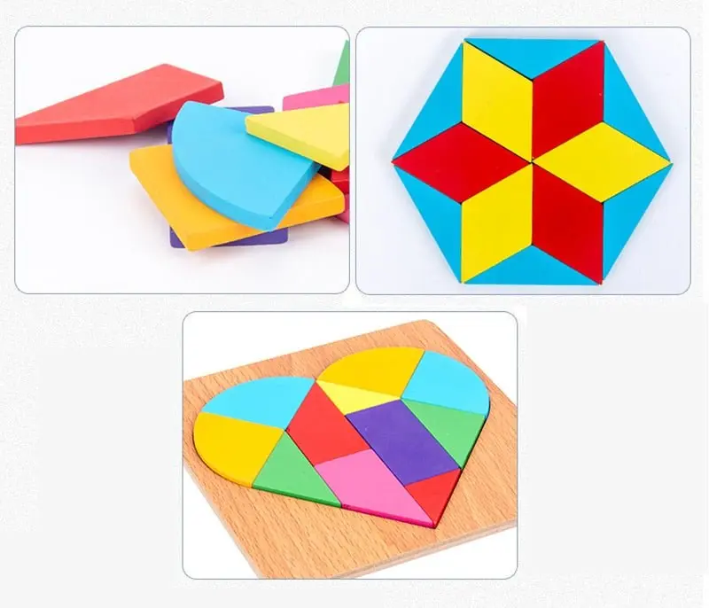 Puzzle Tangram Formes Géométriques