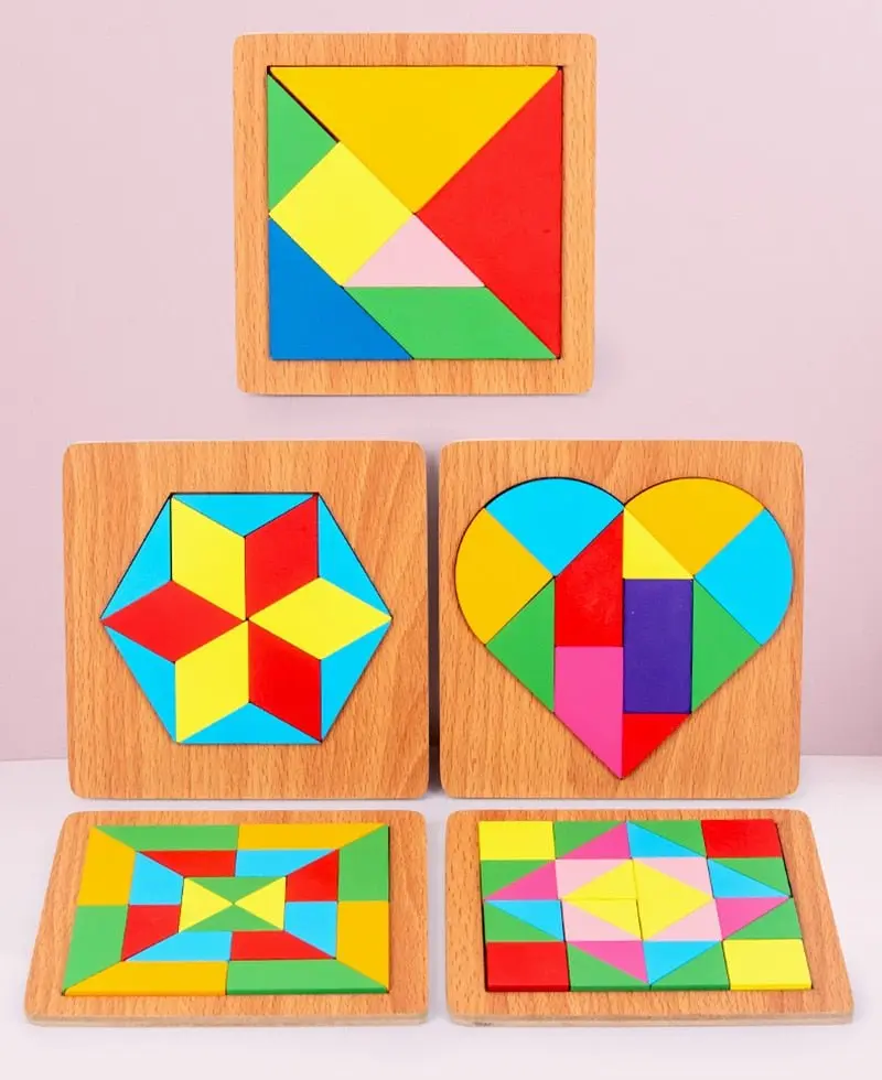 Puzzle Tangram Formes Géométriques