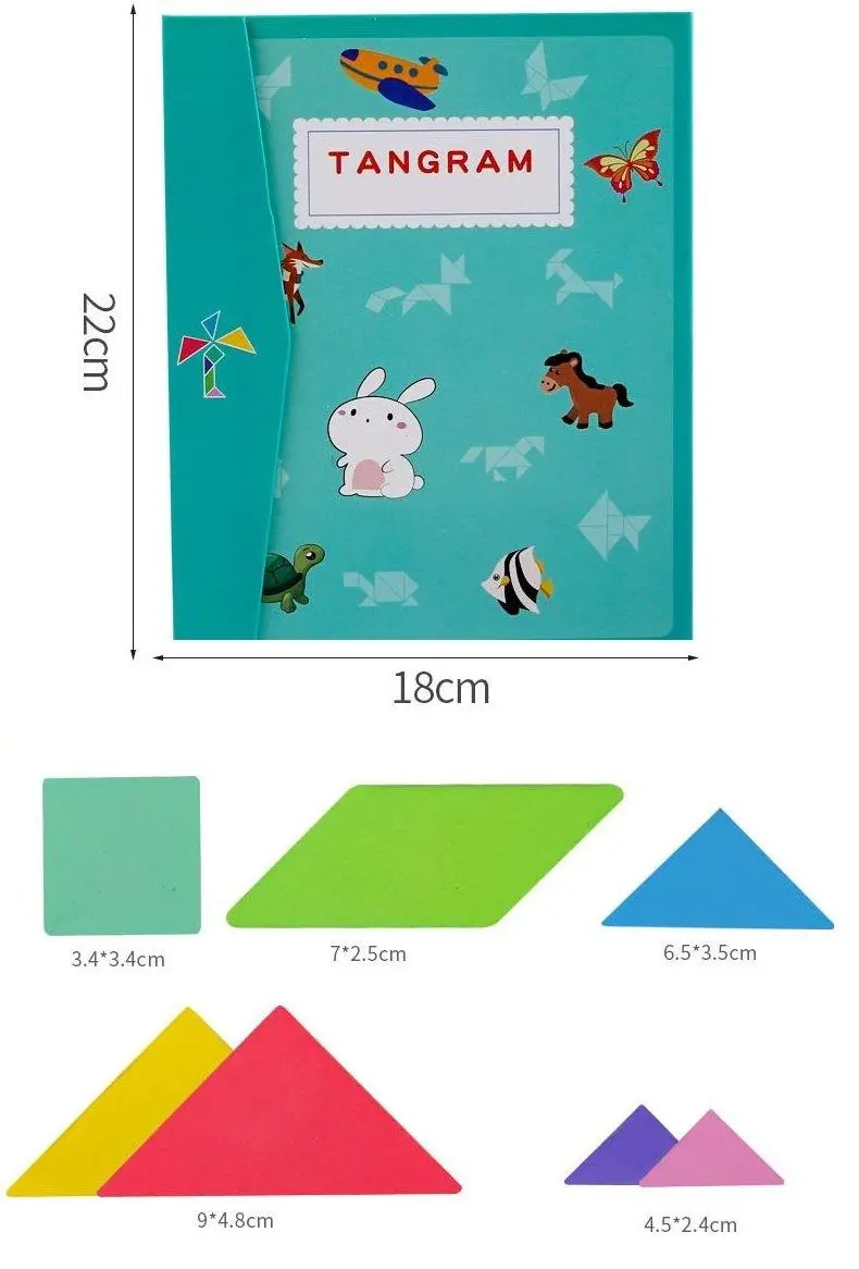 Puzzle Tangram Magnétique