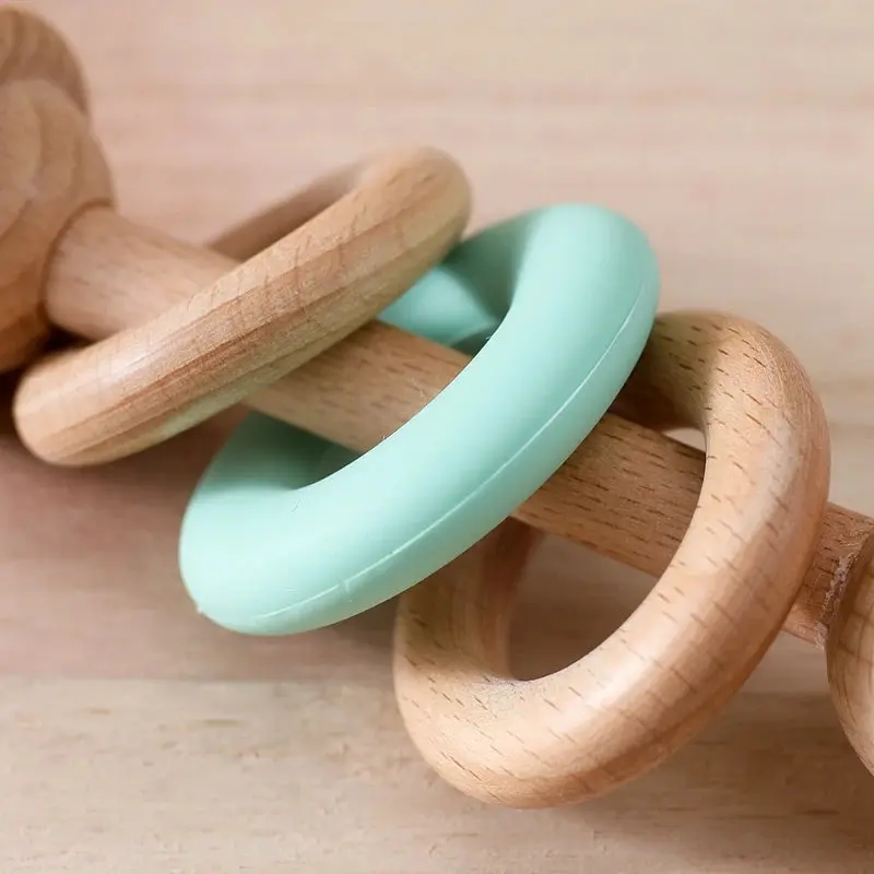 Hochet en Bois Anneau
