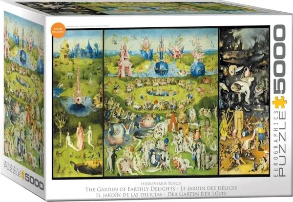 Puzzle Eurographics - 5000 p - Le jardin des délices - Bosch