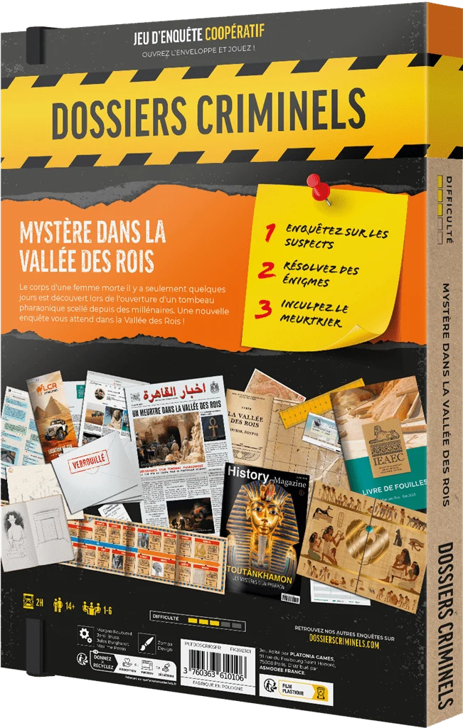DOSSIERS CRIMINELS : Mystère Dans La Vallée Des Rois