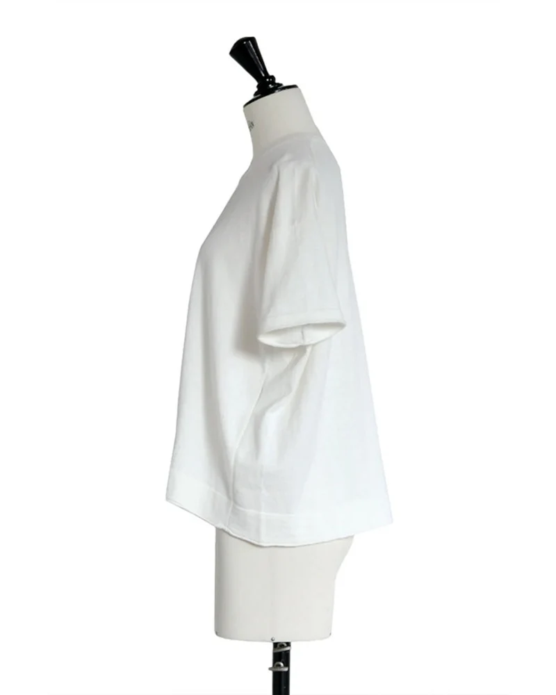 Ct Plage - Pull Col Rond Manches Mi-Longues - Blanc