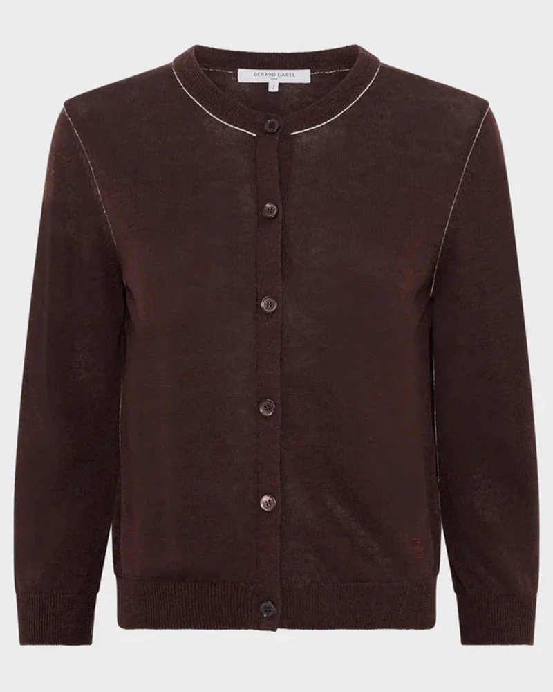 Gerard Darel - Gilet Lorys - Marron