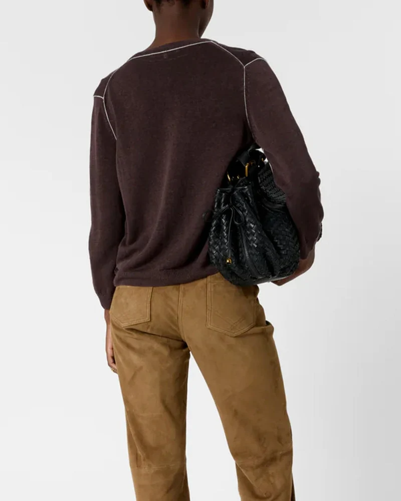 Gerard Darel - Gilet Lorys - Marron