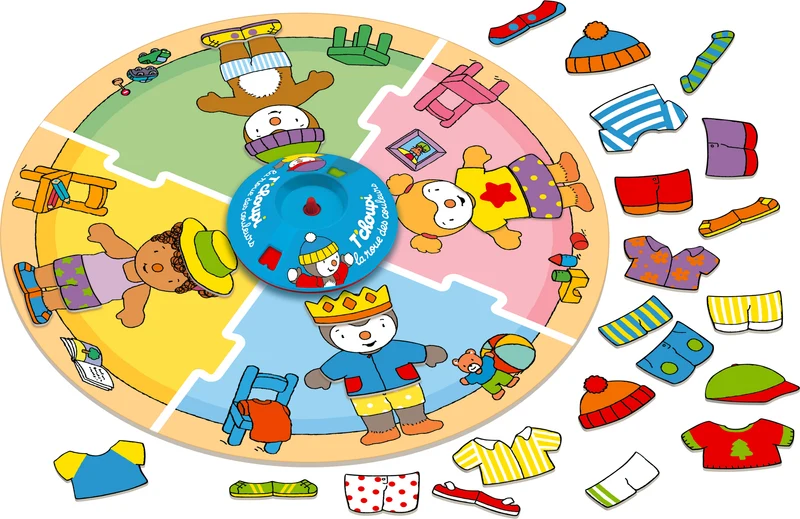 La roue des couleurs T'choupi