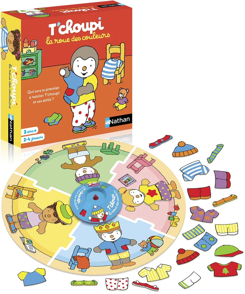 La roue des couleurs T'choupi