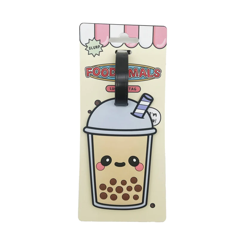 Étiquette à bagage Bubble Tea