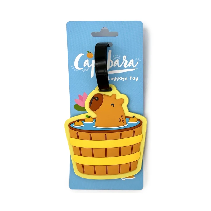 Étiquette à bagage Capybara