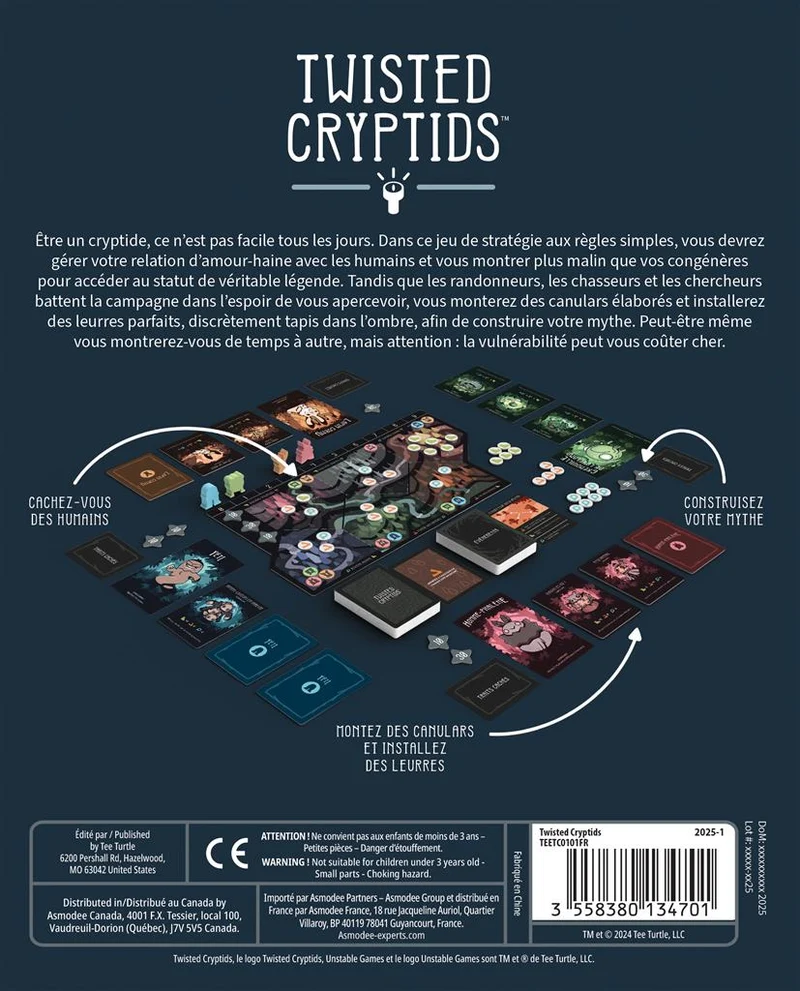 Twisted cryptids (FR)