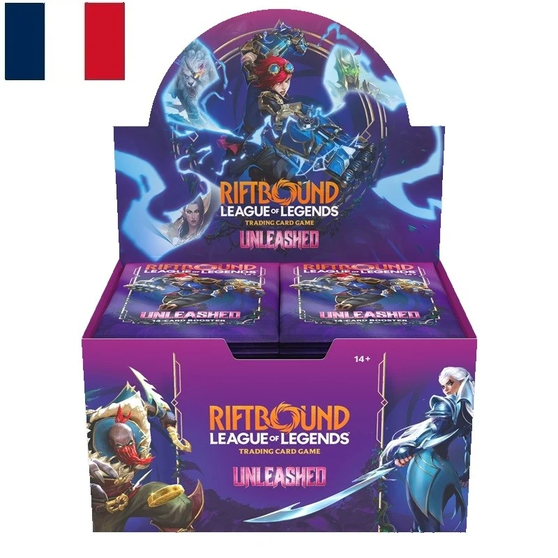 TCG Riftbound : LoL Déchaînement display 24 boosters (FR)