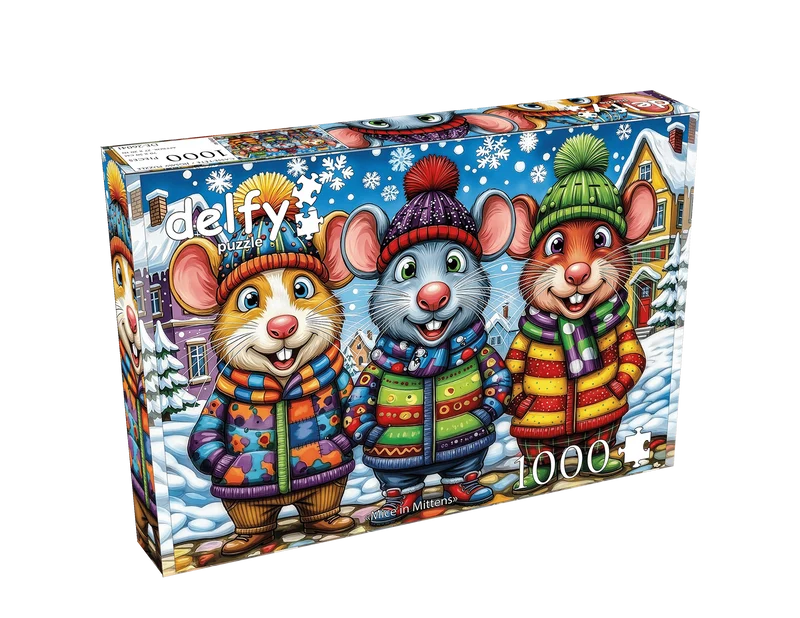 Mice in Mittens (1000 pcs)