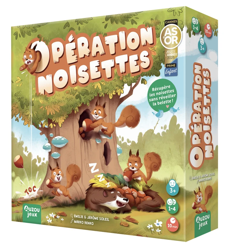 Jeu de société - Opération noisettes