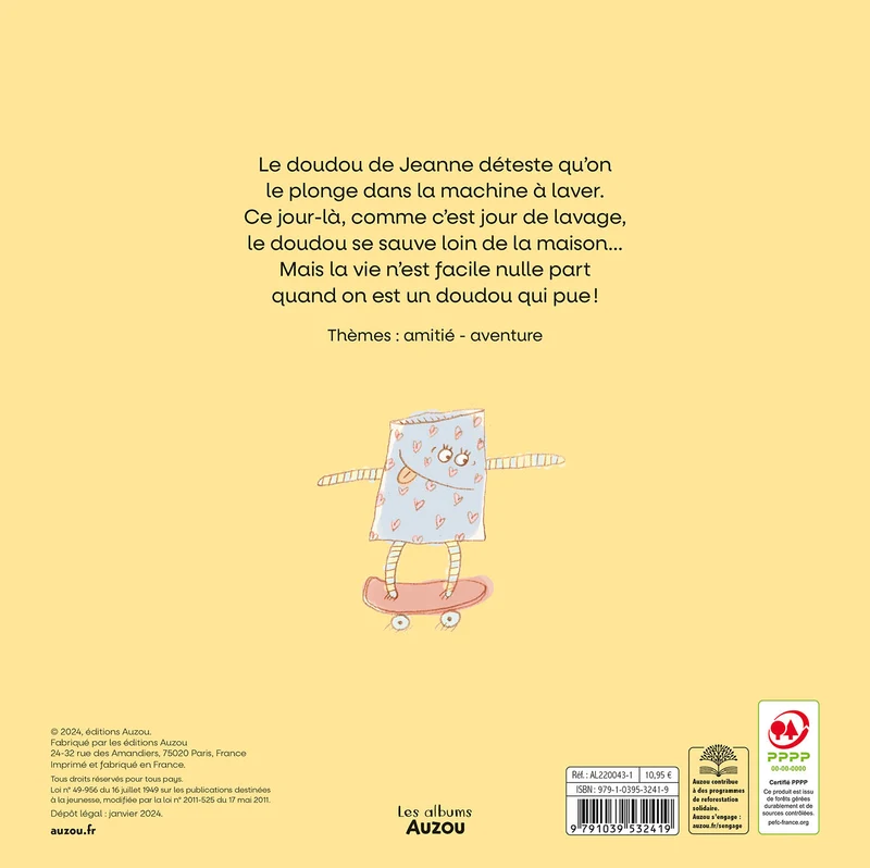 Livre - Le doudou qui ne sentait pas bon
