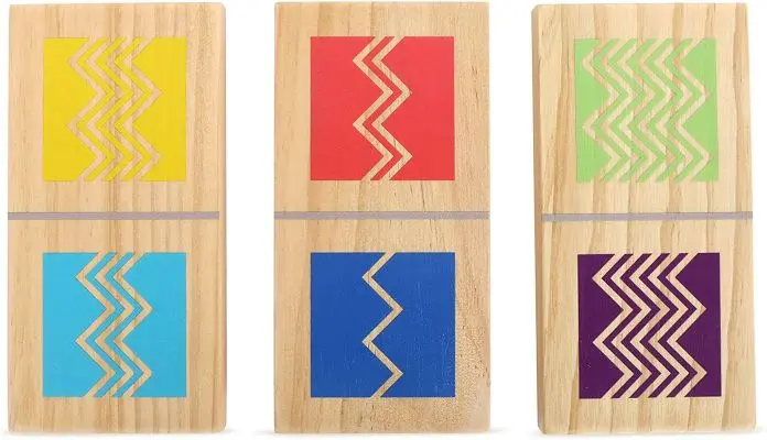 jeu de domino en bois XXL