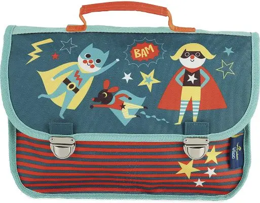 cartable pour enfant illustré héros Ingela P.Arrhenius