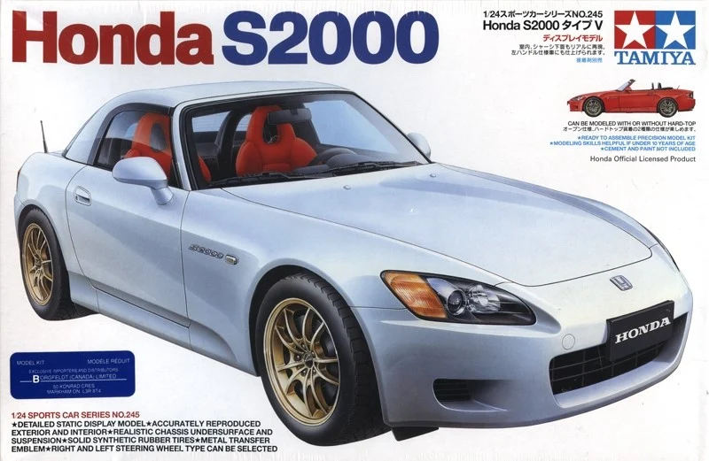 Modèle à coller Honda S2000