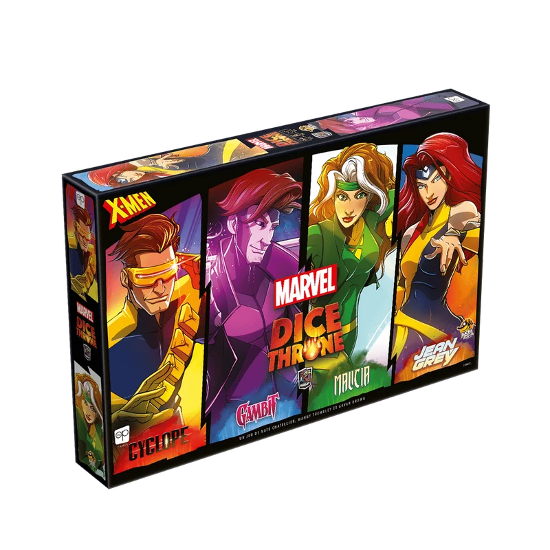 Marvel Dice Throne - X-Men : Cyclops vs. Gambit vs. Rogue vs. Jean Grey (FR)