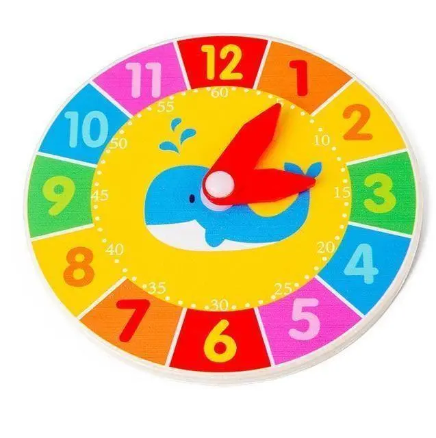 Horloge Éducative Baleine