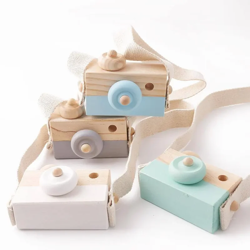 Appareil Photo en Bois pour Bébé et Enfants