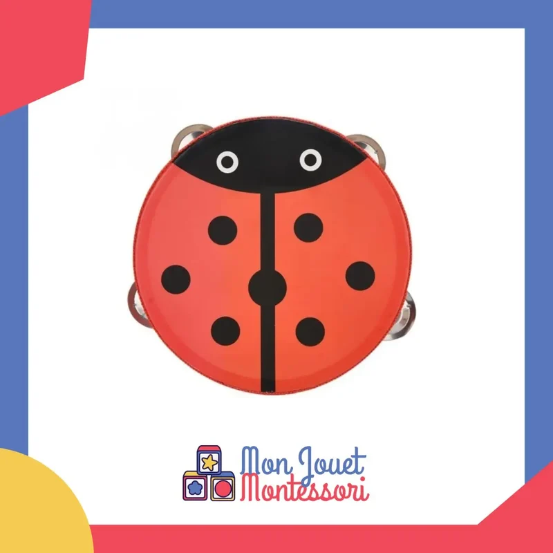 Tambourin Coccinelle pour Bébé