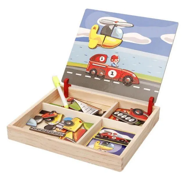 Puzzle Magnétique - Moyens de Transport