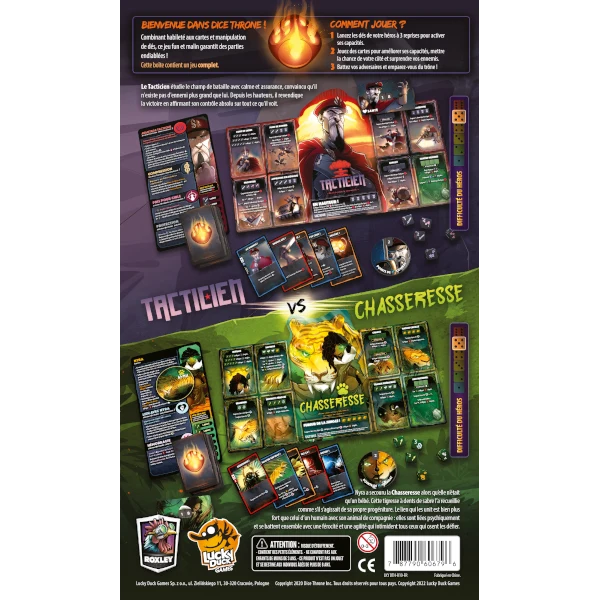 Dice Throne: Saison 2 - Tacticien vs Chasseresse