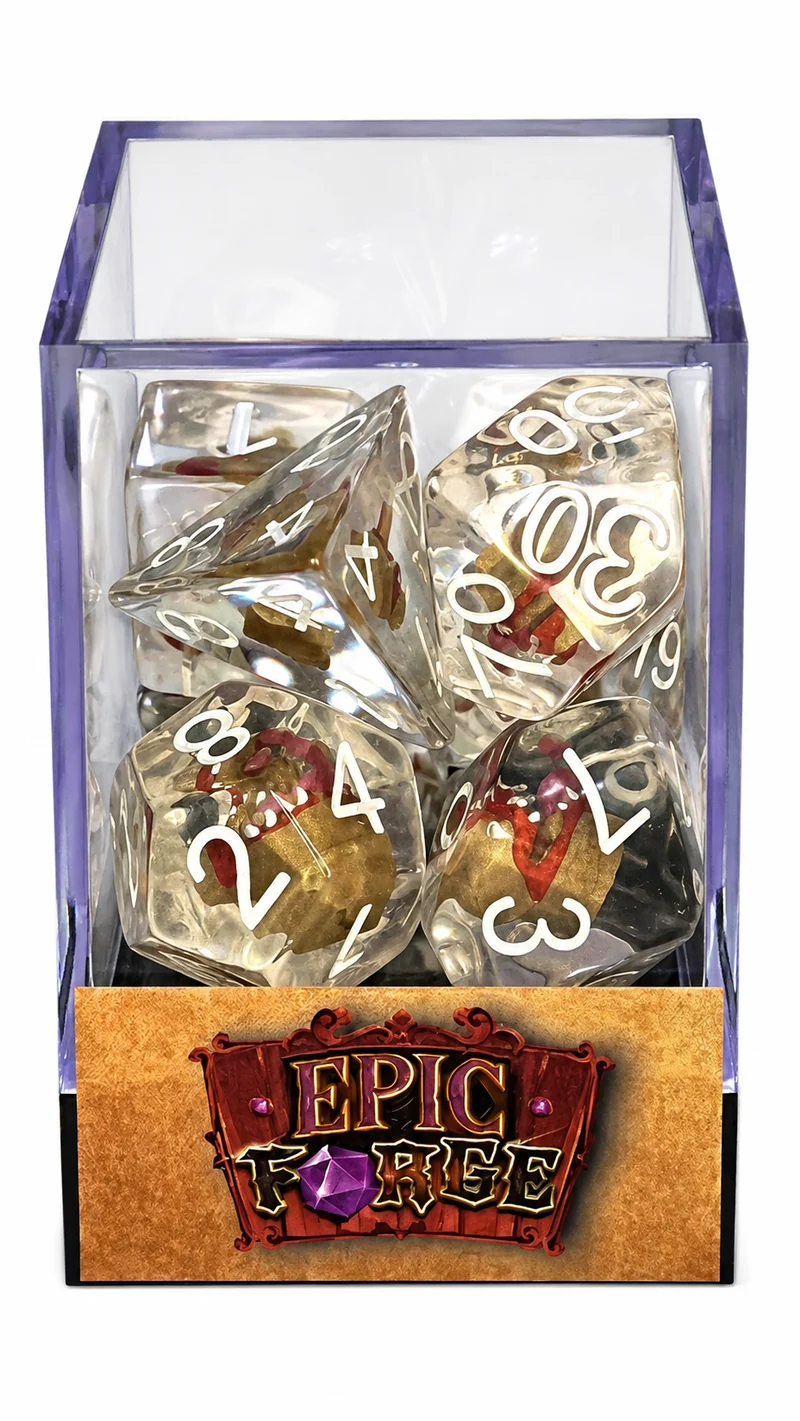 Set de 7 dés JDR - Mimic - Epic Forge