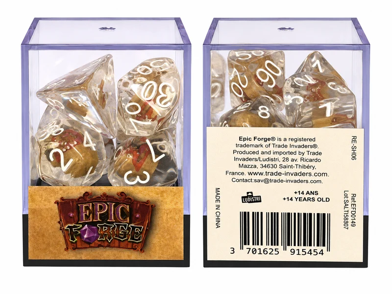 Set de 7 dés JDR - Mimic - Epic Forge