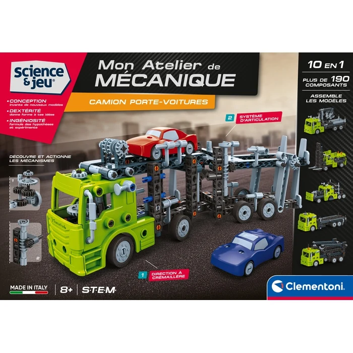 Mon atelier de mécanique - Camion porte-voitures
