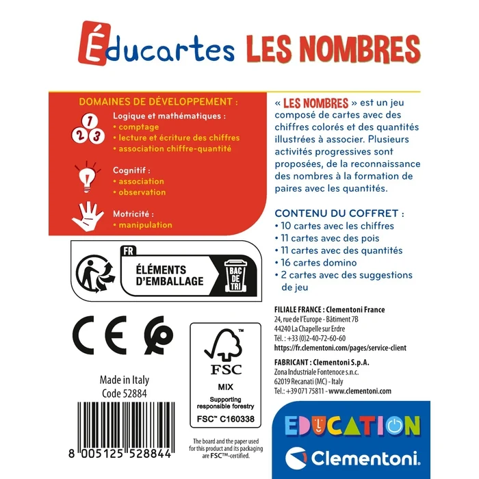 Les nombres - Éducartes